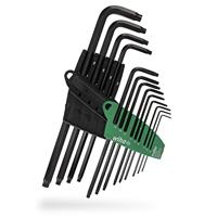 Wiha Stiftsleutelset | in ProStar houder | TORX® | 14-delig | chemisch gezwart | in blister - 24852 - 24852 - thumbnail