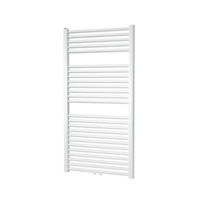 Designradiator Plieger Palmyra 580 Watt Midden- of Zijaansluiting 117,5x50 cm Zwart