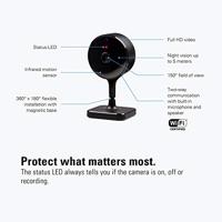 Eve Cam – Secure Indoor Camera, 100% privacy, HomeKit Secure Video, iPhone/iPad/Apple Watch notifications, motion sensor, microphone and speaker, people/pet/vehicle recognition, flexible installation - thumbnail