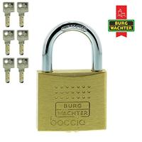 Burg Wächter 33721 Hangslot 50.00 mm Verschillend sluitend Messing Sleutelslot - thumbnail