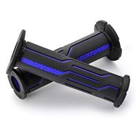 DAYTONA handvat "d-line" rubber grip d-lin sw/bl 125 open - thumbnail