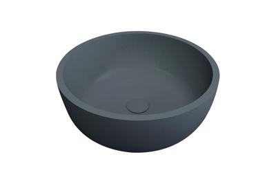 Opbouw Waskom Best Design Solid Surface New-Stone Astoria 42 cm Grijs