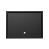 Douchebak Xenz Mariana | 120x90x4 cm | Incl.Afvoersifon-Chroom | Acryl | Rechthoekig | Zwart mat - thumbnail