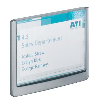 Durable Deur-/infobord | B149xH105,5 mm | controlevenster acrylglas | achterdeel ABS grafiet | 1 stuk - 486137 486137 Durable Deur-/infobord | B149xH105,5 mm | controlevenster acrylglas | achterdeel ABS grafiet | 1 stuk - 486137 486137