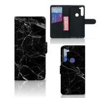 Motorola G8 Power | Bookcase | Marmer Zwart - Origineel Cadeau Vader - thumbnail