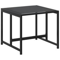 Tuinkrukken 4 st staal en textileen zwart - thumbnail