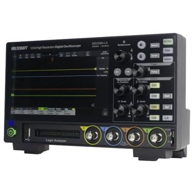 VOLTCRAFT DOV2504 LA Digitale oscilloscoop 250 MHz 4-kanaals 1.25 GSa/s 100 Mpts 12 Bit Digitaal geheugen (DSO), Logic-analyser 1 stuk(s) VOLTCRAFT DOV2504 LA Digitale oscilloscoop 250 MHz 4-kanaals 1.25 GSa/s 100 Mpts 12 Bit Digitaal geheugen (DSO), Logic-analyser 1 stuk(s)