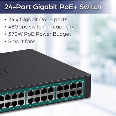 TrendNet TPE-TG240g Netwerk switch 10 / 100 / 1000 MBit/s PoE-functie TrendNet TPE-TG240g Netwerk switch 10 / 100 / 1000 MBit/s PoE-functie
