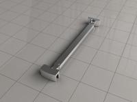 Wiesbaden stabilisatiestang 45 graden compleet, omkeerbaar - thumbnail