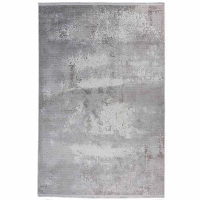 Viscose Vloerkleed - Retro - Trasor - Grijs-80 x 300 cm