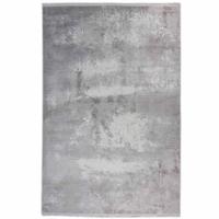 Viscose Vloerkleed - Retro - Trasor - Grijs-80 x 300 cm - thumbnail