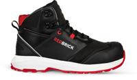 Redbrick werkschoenen - Pulse Overnose - hoog - met kruipneus - S3 - zwart / rood - maat 43 - thumbnail