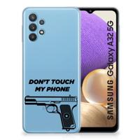 Samsung Galaxy A32 5G Silicone-hoesje Pistol DTMP - thumbnail