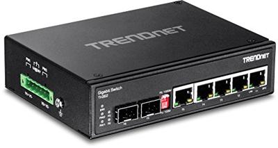 TI-G62 - Switch - onbeheerd - 5 x 100100010000 + 1 x gedeelde Gigabit SFP + 1 x SFP - monteerbaar op DIN-rails, wandbevestiging - gelijkstroom TI-G62 - Switch - onbeheerd - 5 x 100100010000 + 1 x gedeelde Gigabit SFP + 1 x SFP - monteerbaar op DIN-rails, wandbevestiging - gelijkstroom