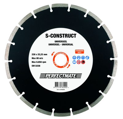 Perfectmate EPU0602 Diamantschijf | Universeel | 125 mm - EPU0602