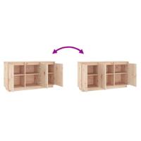 Dressoir 111x34x60 cm massief grenenhout - thumbnail