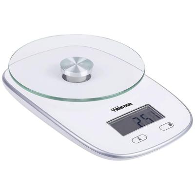 Tristar KW-2445 Keukenweegschaal Digitaal Weegbereik (max.)=5 kg Wit Tristar KW-2445 Keukenweegschaal Digitaal Weegbereik (max.)=5 kg Wit