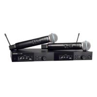 Shure SLXD24DE/B58-G59 - dubbel digitaal draadloos systeem met twee zenders/handmicrofoons - thumbnail
