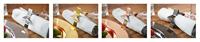 ECHTWERK Tafel accessoires (servetringen van ed, Zwart, 4-delig) - thumbnail