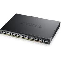 Zyxel 48-port GbE L3 Access PoE+ Switch with 6 10G Uplink (960 W) (XGS2220-54FP) - thumbnail