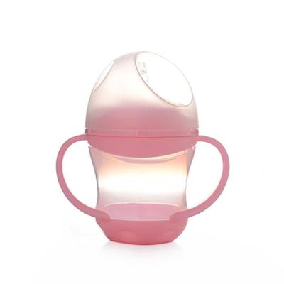 Baby leren drinken fles siliconen 160ml zuigeling water melk SAP min Cup kinderen Sippy training cups met twee handvatten (roze) Baby leren drinken fles siliconen 160ml zuigeling water melk SAP min Cup kinderen Sippy training cups met twee handvatten (roze)