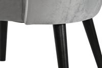 Armstoel DKD Home Decor Zwart Grijs Hout 59 x 66 x 76 cm - thumbnail