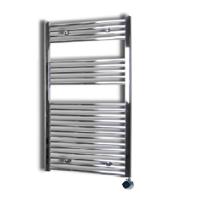 Elektrische Design Radiator Sanicare Plug En Play 111,8 x 45 cm Chroom Thermostaat Chroom 435 Watt Sanicare - thumbnail