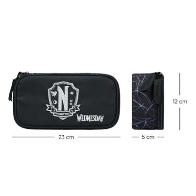 Baagl School Etui Wednesday Nevermore 1-rits Baagl School Etui Wednesday Nevermore 1-rits