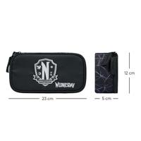 Baagl School Etui Wednesday Nevermore 1-rits - thumbnail