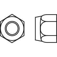 TOOLCRAFT 221969 Veiligheidsmoeren M2.5 DIN 985 Staal Verzinkt 10 stuk(s) - thumbnail