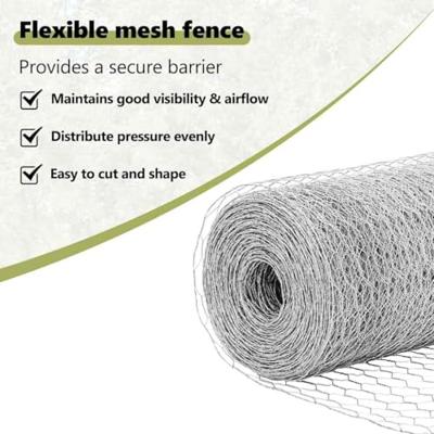 VidaXL Afrasteringspaal zilver 25 x 0,5 m (25 mm gaas) staal