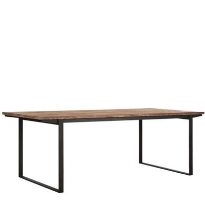 Eettafel Odeon 225x100 | Hout Metaal | Teak | Bruin Eettafel Odeon 225x100 | Hout Metaal | Teak | Bruin