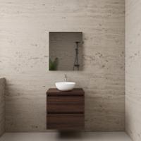 ACTIE BWS Badmeubel | Paris | Sonoma Choco | 60 cm | met topplaat - thumbnail