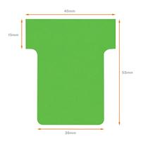 Nobo T-planbordkaarten index 1,5, ft 53 x 45 mm, groen - thumbnail