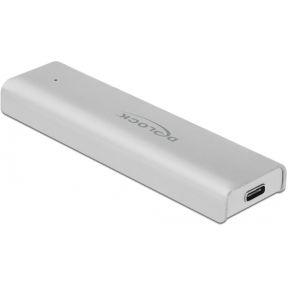 DeLOCK 42634 behuizing voor opslagstations SDD-behuizing Zilver M.2