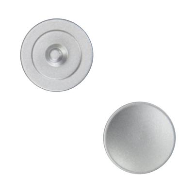Caruba Soft Release Buttons zilver