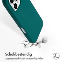 Accezz Liquid Silicone Backcover met MagSafe voor Apple iPhone 16 Pro Telefoonhoesje Groen - thumbnail