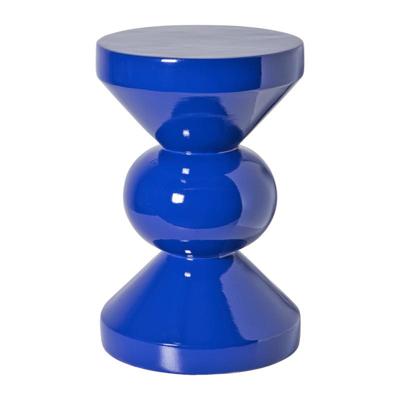 Bijzettafel diabolo - blauw - ø33x50 cm Bijzettafel diabolo - blauw - ø33x50 cm