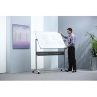 Nobo mobiel magnetisch whiteboard, kantelbaar, emaille, ft 120 x 90 cm - thumbnail