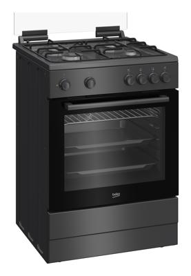 Beko FBM6202ANL Gasfornuis Grijs
