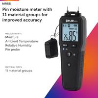 FLIR MR55 Materiaalvochtmeter Meetbereik bouwvochtigheid 1 tot 99 % Meetbereik houtvochtigheid (bereik) 7 tot 99 % - thumbnail