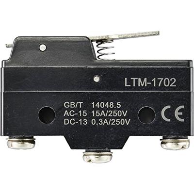 TRU COMPONENTS TC-9201364 Microschakelaar 250 V/AC 15 A 1x aan/(aan) Moment 1 stuk(s)