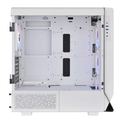 Thermaltake CA-1X5-00M6WN-00 Midi-tower Gaming-behuizing Wit 4 voorgeïnstalleerde LED-ventilators, Zijvenster Thermaltake CA-1X5-00M6WN-00 Midi-tower Gaming-behuizing Wit 4 voorgeïnstalleerde LED-ventilators, Zijvenster