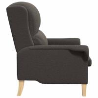 Fauteuil Donkergrijs 76 x 94 x 102 cm Stof - thumbnail