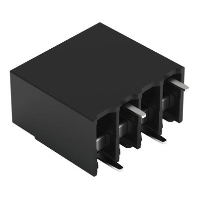 WAGO 2086-1124/300-000 Printklem 1.50 mm² Aantal polen 4 Zwart 1 stuk(s)