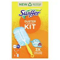 Swiffer Swiffer Stofmagneet Starter Kit - 1 Handvat + 3 Vullingen - thumbnail