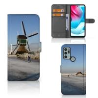 Motorola Moto G60s | Flip Cover | Schaatsers - thumbnail