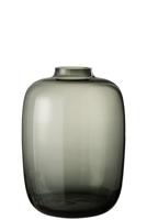 J-Line Vaas Cleo Grijs Glas L - thumbnail