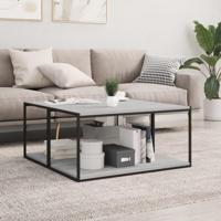 Wandschappen 4 st 80x40x1,5 cm bewerkt hout grijs sonoma eiken - thumbnail