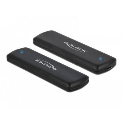 DeLOCK 42633 External USB Type-C© Combo Enclosure for M.2 NVMe PCIe or SATA SSD interfacekaart/-adap